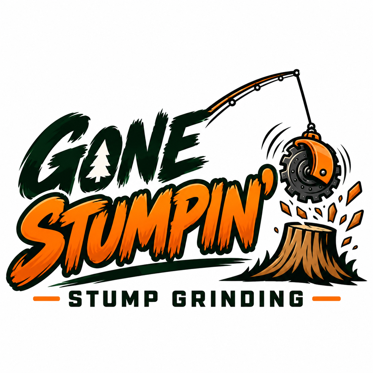 Gone Stumpin' stump grinding